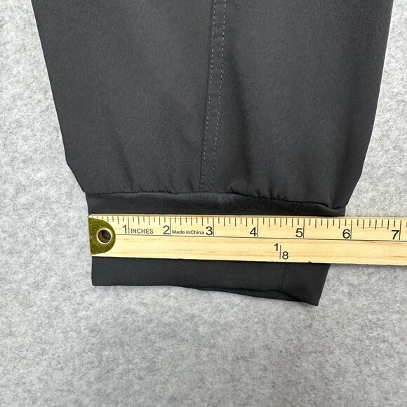 Fabletics Labaree Jogger Pants WMNS 2XL Black High Rise Fold Over Waist Cropped - Picture 13 of 13